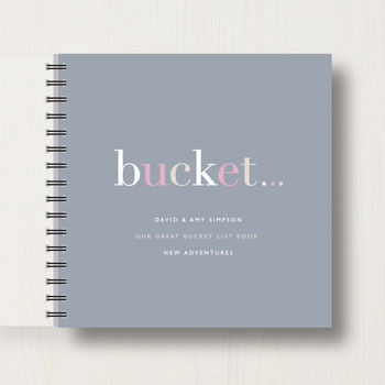 Personalised 'Bucket' List Memory Book Or Album, 7 of 11