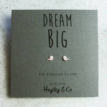 Dream Bird Sterling Silver Earrings, 6 of 8