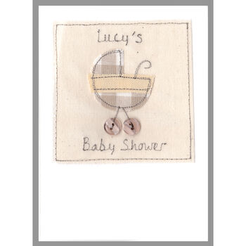 Personalised New Baby Pram Card, 6 of 12