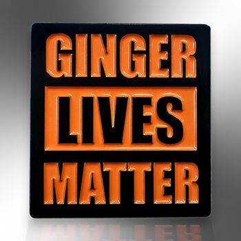 Ginger Lives Matter Enamel Pin Badge, Birthday Gift, Christmas Stocking Gift For Ginger Haired People, 3 of 8