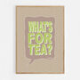 What's For Tea? Print Four Colour Options, thumbnail 3 of 8