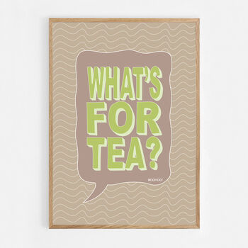 What's For Tea? Print Four Colour Options, 3 of 8