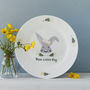Easter Bunny Personalised Hand Decorated Child's China, thumbnail 5 of 5