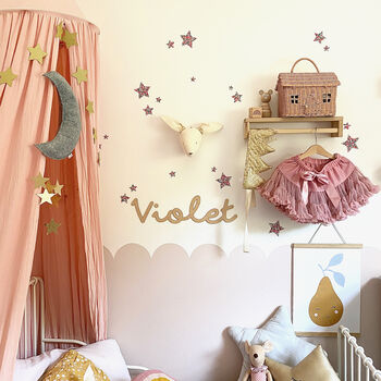 Liberty Fabric Star Wall Stickers, 3 of 7