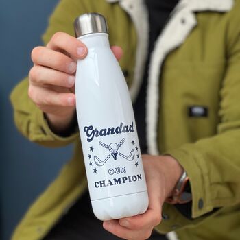 Personalised Golf Champion Thermal Water Bottle, 5 of 5