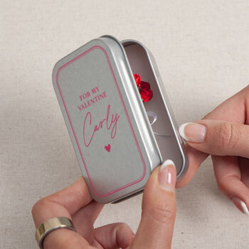 A Dozen Forever Roses Keepsake In Mini Tin, 3 of 3