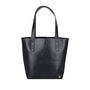 Personalised Black Buffalo Leather Open Tote, thumbnail 2 of 9