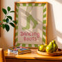 Dancing Boots Cowgirl Print, thumbnail 3 of 8
