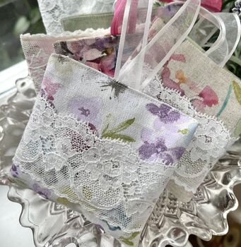Lace Trimmed Lavender Bag, 12 of 12