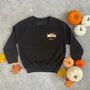 Kids Personalised Pumpkin Sweater, thumbnail 1 of 3