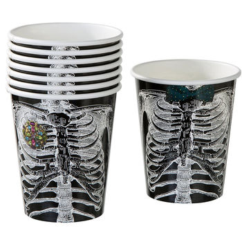 Halloween Skeleton Ribcage Paper Cups, 7 of 9
