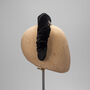 Velvet Padded Headband In Black 'Willow', thumbnail 3 of 12