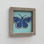 Handmade Framed Butterfly Mosaic Picture, thumbnail 2 of 3