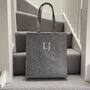 Personalised Felt Large Tote Beach Shoulder Bag, thumbnail 1 of 3