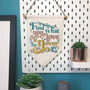 Find What You Love Hanging Banner Pennant Flag, thumbnail 1 of 7