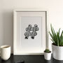 Illustrated Balloon Letter Print A To Z, thumbnail 6 of 9