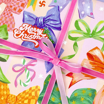 Christmas Bows Gift Wrap, 5 of 5