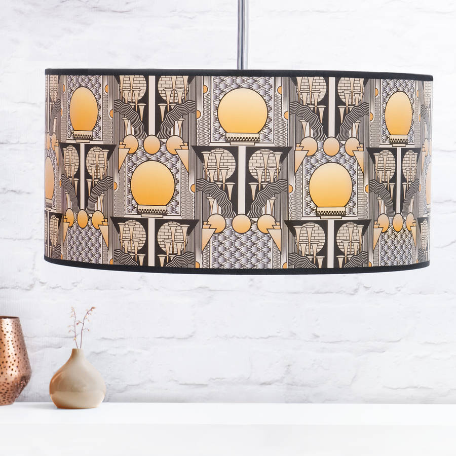 Art Deco Globe Style Lampshade By The Best Room