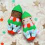 Christmas Elf Rattle Toy, thumbnail 1 of 7
