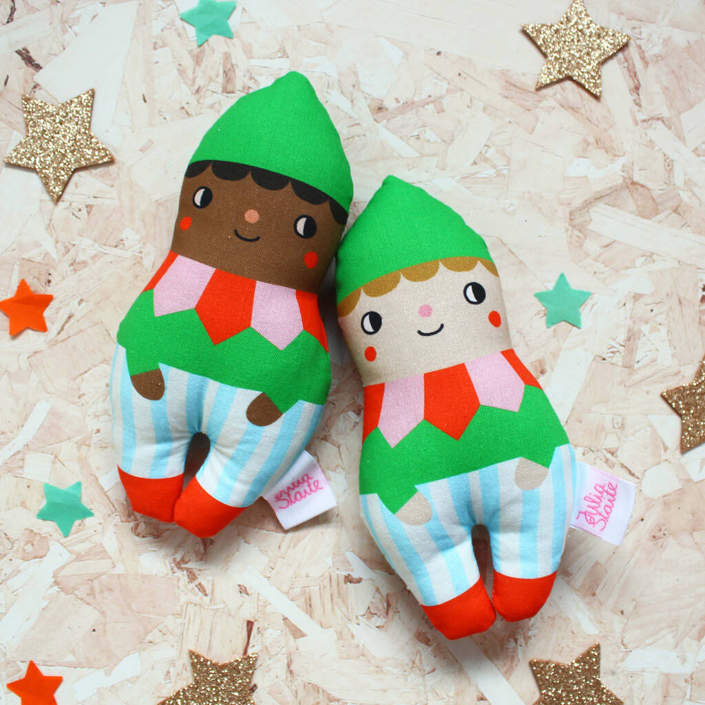 Christmas Elf Rattle Toy, 1 of 7