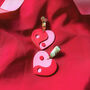 Yin Yang Hearts | Polymer Clay Statement Earrings, thumbnail 1 of 8