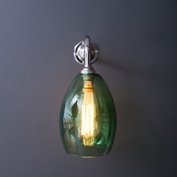 Coloured Glass Wall Light, 5 of 12