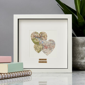 Personalised Multi Heart Map Picture, 2 of 5