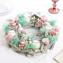 Pink Glitter Christmas Candle Holder Centrepiece, thumbnail 3 of 4