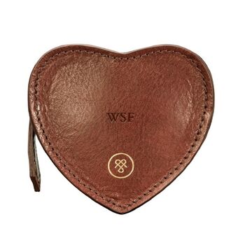 Personalised Handcrafted Leather Coin Purse 'Mirabella', 2 of 12