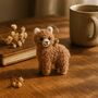 Handmade Felt Fairtrade Alpaca Keyring, thumbnail 3 of 3