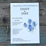 Pack 12 Thistle Original Personalised Wedding Invitations, thumbnail 1 of 6