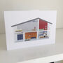 'Mid Century Dolls House' Greetings Card, thumbnail 2 of 3