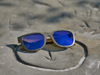 Driskills Sunglasses Slate Frame And Blue Lens, 7 of 12