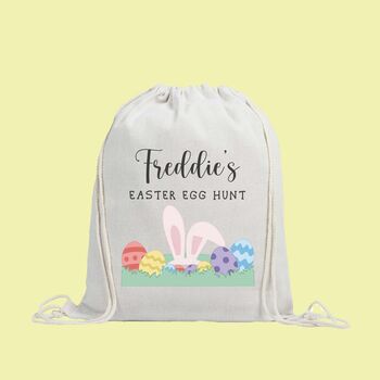 Personalised Easter Egg Hunt Bag, 4 of 5