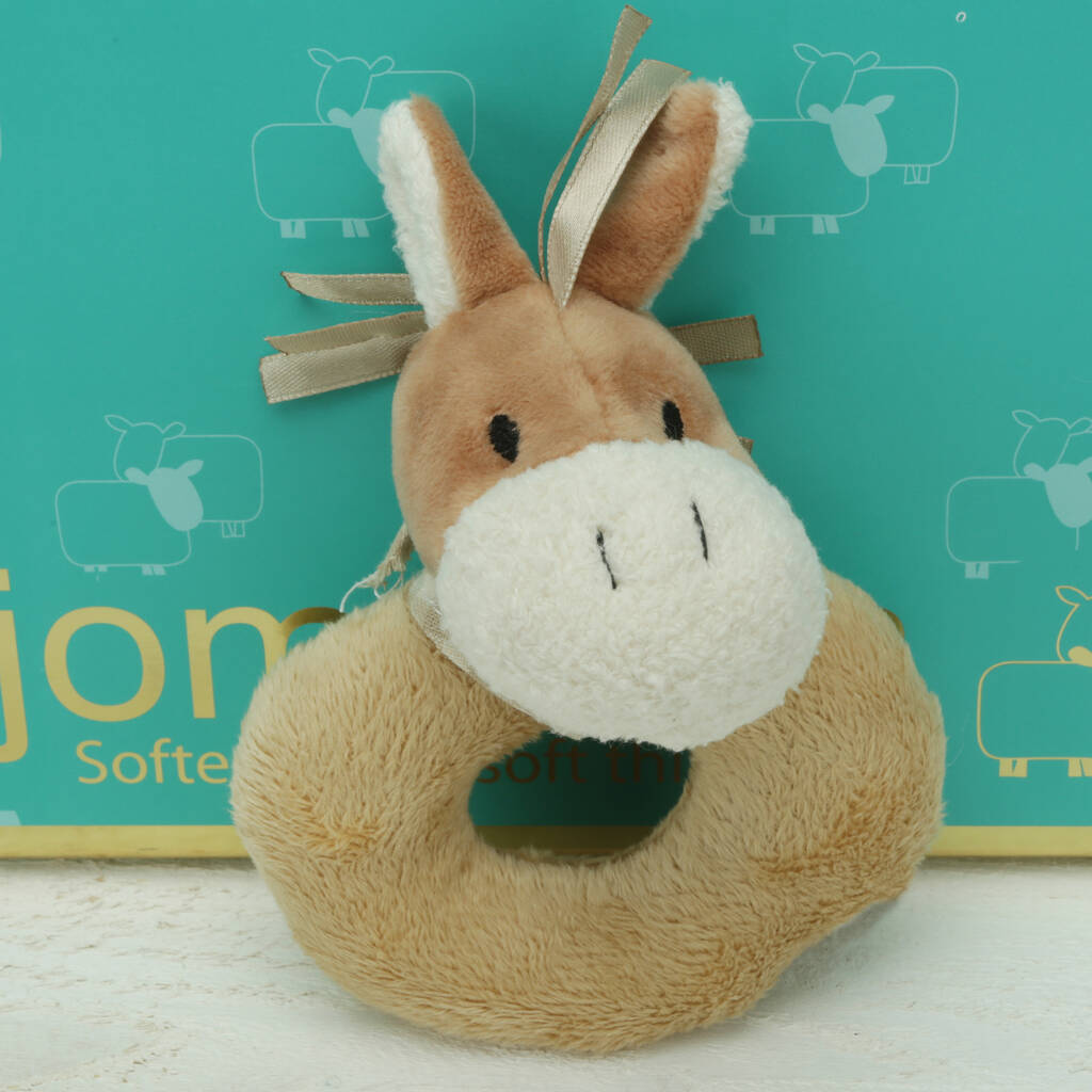 Image of Cheeky Pony Set, Rattle With Matching Mini Toy
