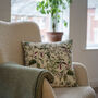 Luxury Super Soft Velvet Cushion Welsh Meadow Floral, thumbnail 5 of 7