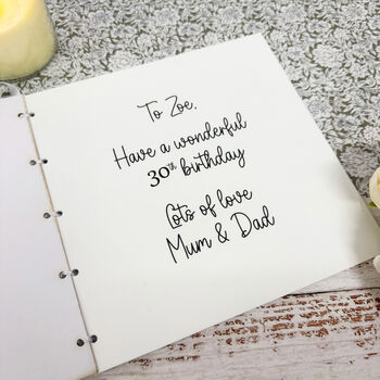 Personalised Acrylic Age Specific Birthday Card, 4 of 6