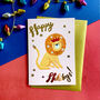 Happy Holidays Gold Foiled Christmas Card, thumbnail 5 of 5