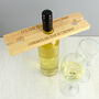 Personalised Any Message Wine Glass And Bottle Holder, thumbnail 3 of 4