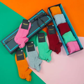 Organic Sport Women’s Trainer Socks Gift Box – Classic, 3 of 8