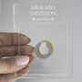 Clear Acrylic Wedding Games, Personalised Wedding Favour, thumbnail 3 of 5