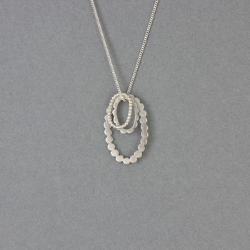 Scalloped Oval Necklace, 4 of 7