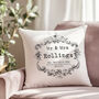 Vintage Style 'Mr And Mrs' Cushion, thumbnail 2 of 7