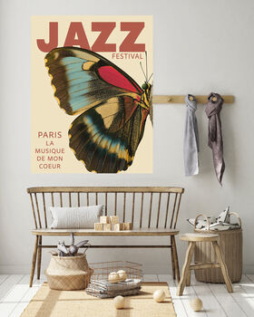 Jazz Festival Butterfly Art Print, 2 of 6