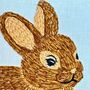 Easter Bunny Embroidery Kit, thumbnail 5 of 10