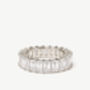 Sterling Silver Cubic Zirconia Ring For Women, thumbnail 2 of 4