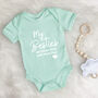 Besties Auntie And Uncle Personalised Babygrow, thumbnail 4 of 9