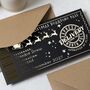 Personalised Lapland Christmas Boarding Pass Voucher, thumbnail 4 of 9