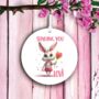 Cute Girl Bunny Flowers Love Decoration, thumbnail 2 of 2