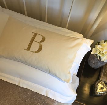 Personalised Embroidered Initial Cushion, 2 of 10